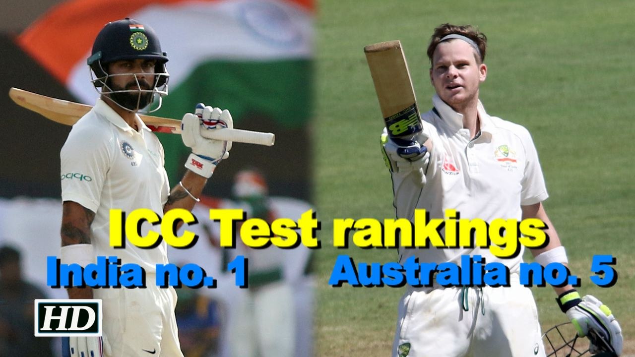 ICC Test rankings: India no. 1, Australia 5th