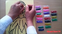 prenses kum boyama yapımı/kum sanatı