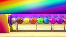 Et des balles enfants les couleurs pour drôle enfants apprentissage avec Bowling 3d