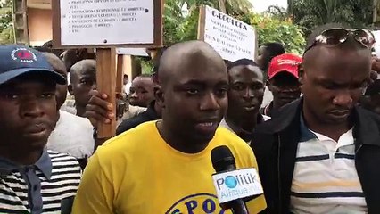 Manifestation de la FESCI au lycée sainte marie de cocody réaction du SG