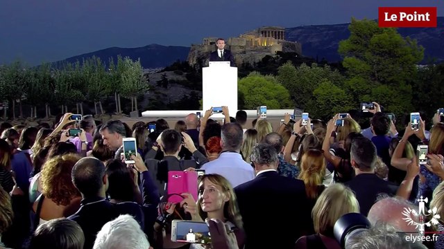 Extraits du discours d'Emmanuel Macron en Grèce