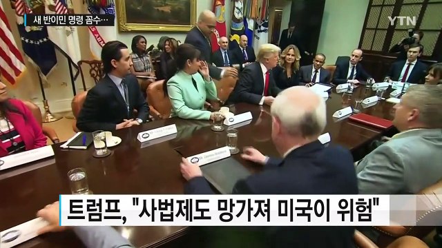 트럼프, 새 '反이민 명령' 꼼수... 영주권자 제외 / YTN (Yes! Top News)