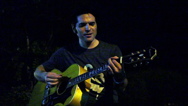 Dean Z sings 'Without Love' Candlelight Vigil Elvis Week 2017