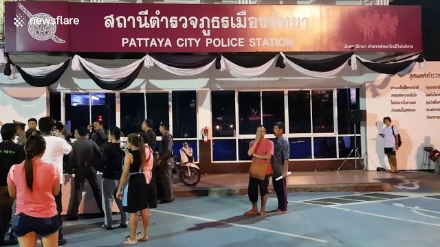 CCTV captures transgender thief stealing gold necklace from tourist