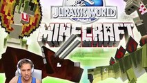 Minecraft Jurassic World Mod VELOCIRAPTOR VS DILOPHOSAURUS!