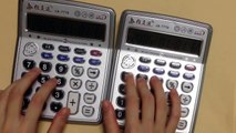 Il joue « Despacito » avec deux calculatrices