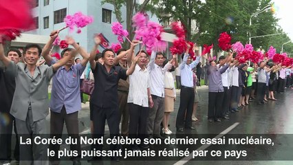 La Corée du Nord fête son essai nucléaire