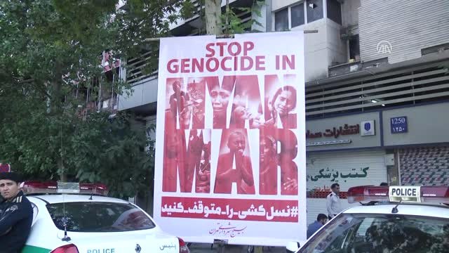 Arakanlı Müslümanlar İçin Gösteri