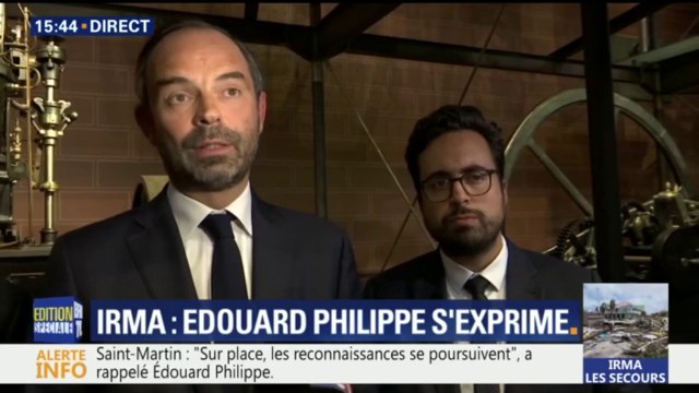Ouragan Irma: Edouard Philippe salue une solidarité exceptionnelle, à la hauteur de l'événement
