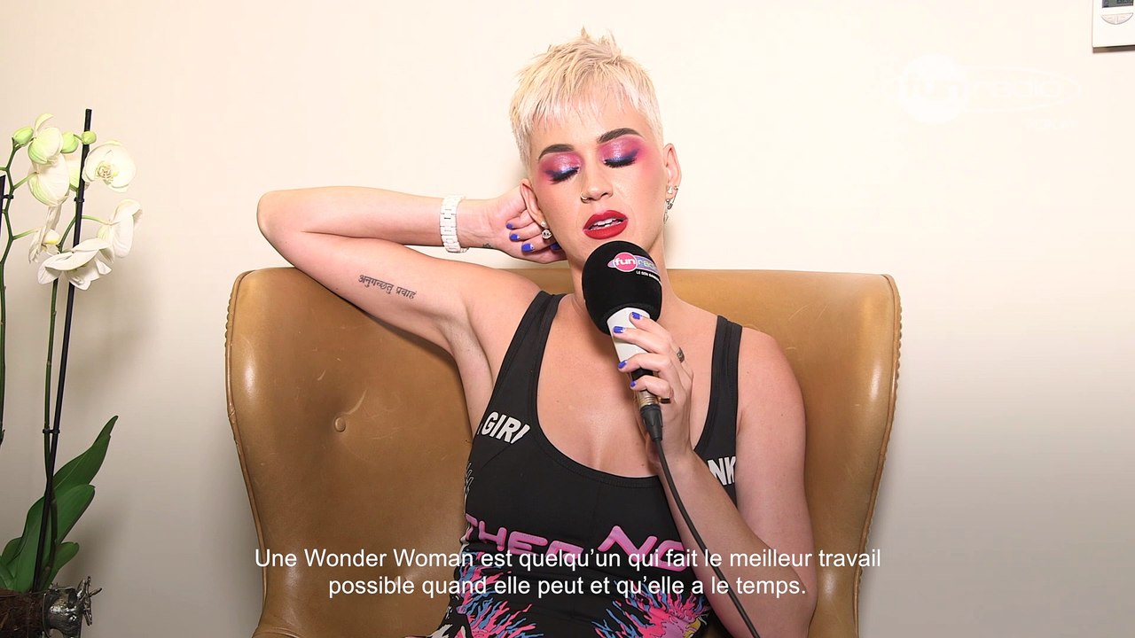 Katy Perry en interview sur Fun Radio
