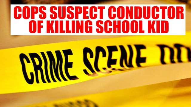 Gurugram police suspects bus conductor of killing 7 years old school kid | Oneindia News