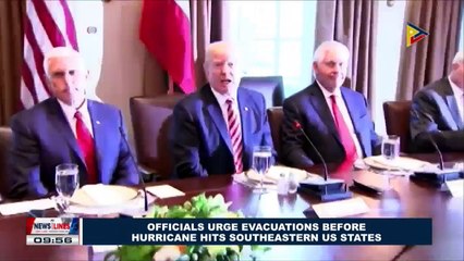 Download Video: GLOBAL NEWS: Officials urge evacuations before hurricane hits Southeastern U.S. State