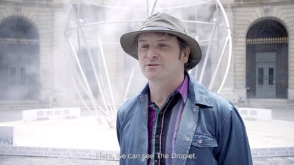 La sculpture monumentale The Droplet