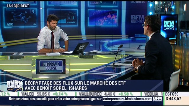 Flux ETF: On voit un retour en force des actions US depuis mi-août et un essoufflement de l'Europe , Benoît Sorel - 08/09