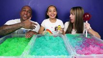GROSS! Gelli Baff Toy Challenge Extreme Sour Candy Giant Chupa Chups Lollipops Shopkins