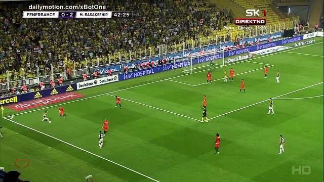 Nabil Dirar Goal HD - Fenerbahce 1 - 2 Basaksehir - 09.09.2017 (Full Replay)