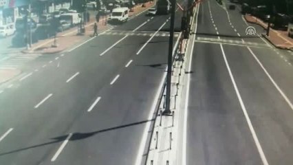 Kaza Anı Güvenlik Kamerasında