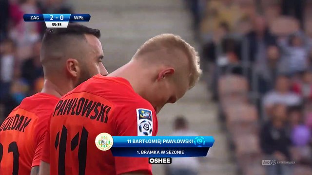 2-0 Bartłomiej Pawłowski Goal Poland Ekstraklasa - 08.09.2017 Zaglebie Lubin 2-0 Wisla Plock