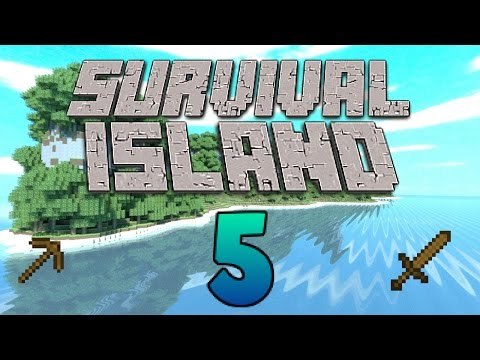 Starting our Strip Mine for Diamonds! - Exploring Caves - (Minecraft Survival Island) - Episode 5