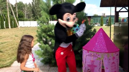 Learn Colors with Elsa Rapunzel Belle Barbie and Mickey For Children  Nursery Rhymes Song1 1