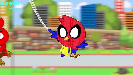 Birds Family Babies Pretend to die Ghost Prank Full Episodes Cartoon Animation Nursery Rhymes