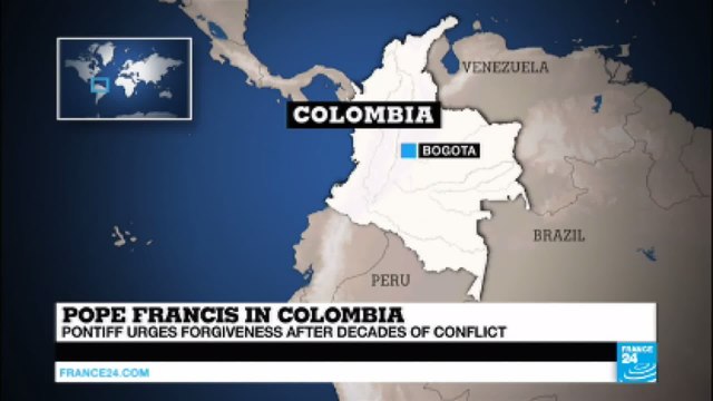 Pope Francis in Colombia: You are not bureaucrats or politicians, you''re pastors