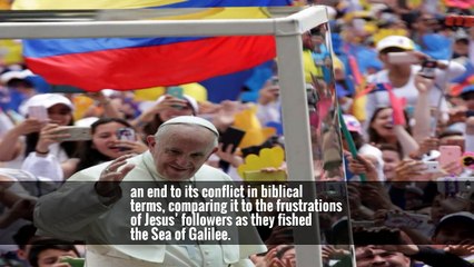 Pope Francis Urges Colombia to Seize ‘Second Chance’
