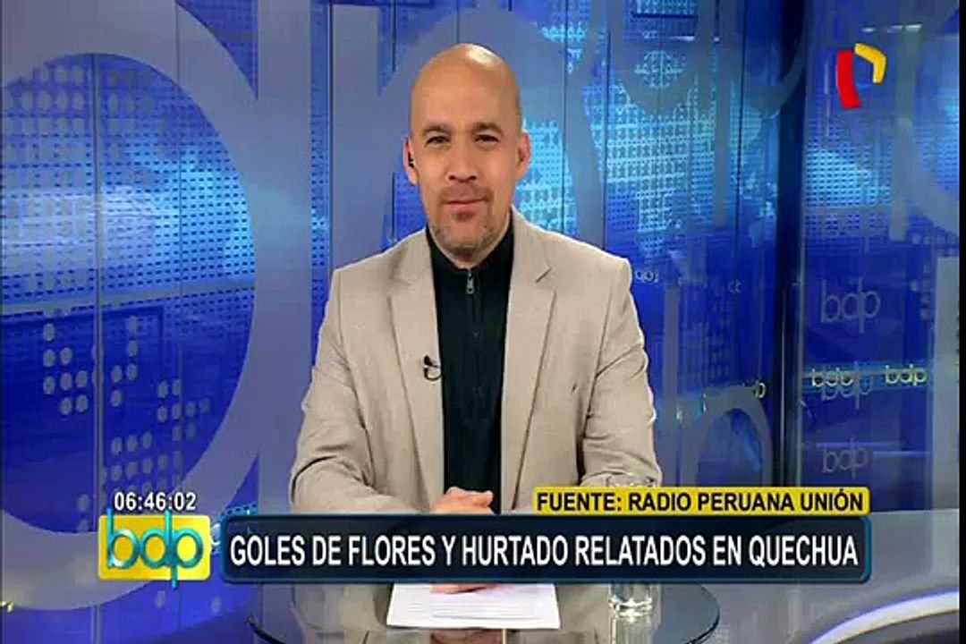 Así fue la emotiva narración en quechua de los goles de Flores y Hurtado