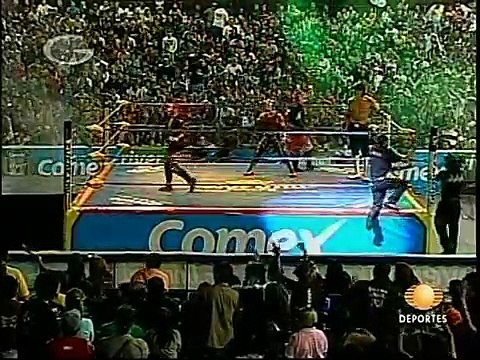AAA-Sin Limite 2009.07.26 Mexico City 03 La Yakuza vs. Rocky Romero & The Mexican Powers
