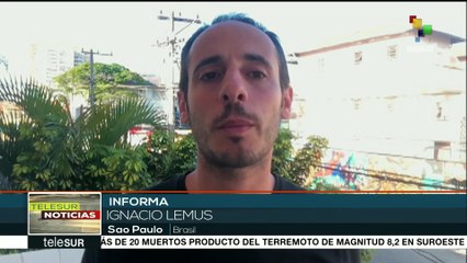 Brasil: marchan en Sao Paulo exigiendo democracia y derechos laborales