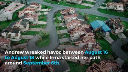 Hurricane Irma vs. Hurricane Andrew: Which was worse?