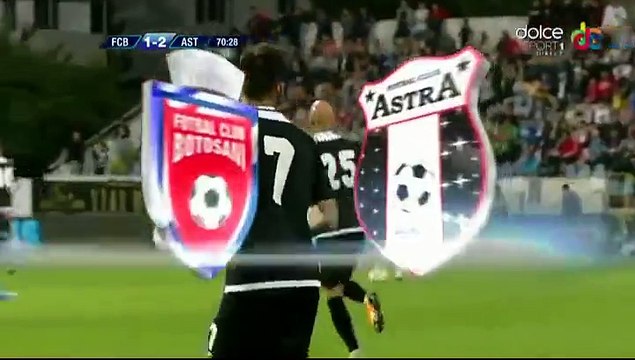 1-2 Claudiu Belu Goal Romania Divizia A - 08.09.2017 FC Botosani 1-2 Astra Giurgiu