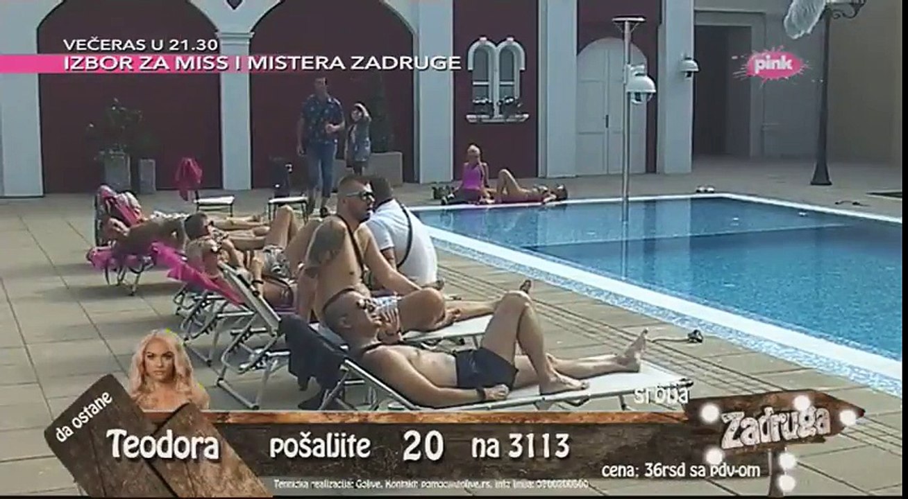 Zadruga - Prva veštačka kiša- 08.09.2017