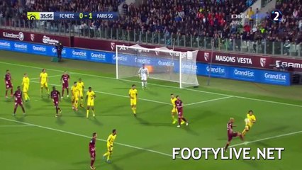 Emmanuel Riviere Goal - Metz 1 - 1	 Paris SG 08.09.2017 HD