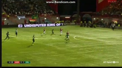 Scott Sinclair 2nd Goal - Hamilton 0-3 Celtic 08.09.2017