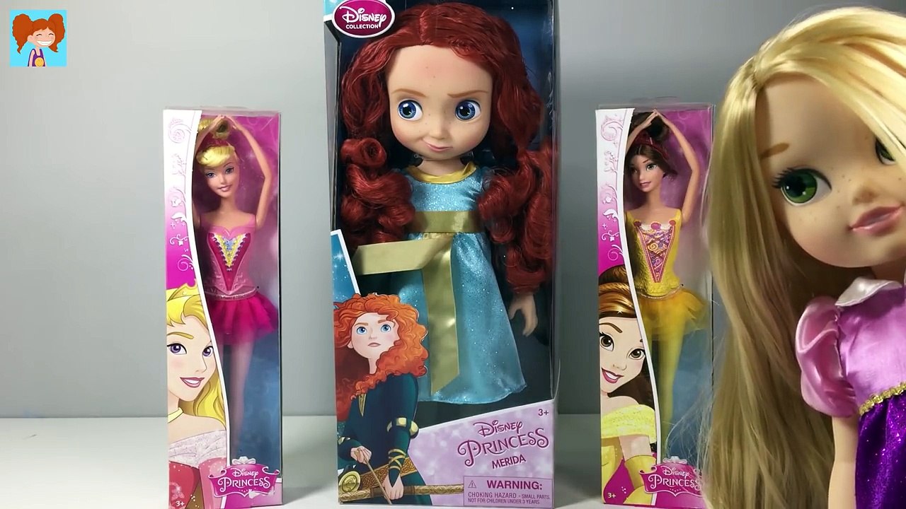 Tüm Disney Prensesi Bebeklerimi Açıyorum! Güzel ve Çirkin Uyuyan Güzel Cesur Oyuncak Yap
