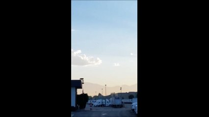 Round Shape UFO in California Aug 28 2017
