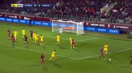 Metz 1-1 Paris saint Germain 08/09/2017 Emmanuel Riviere  Super  Goal 37' HD Full Screen .