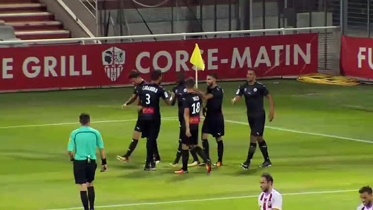 Sada Thioub Goal AC Ajaccio vs Nimes 1-3 (08.09.2017)