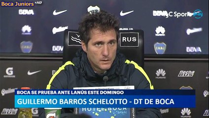 Guillermo Schelotto comparte sus expectativas antes del Boca vs. Lanús ⚽