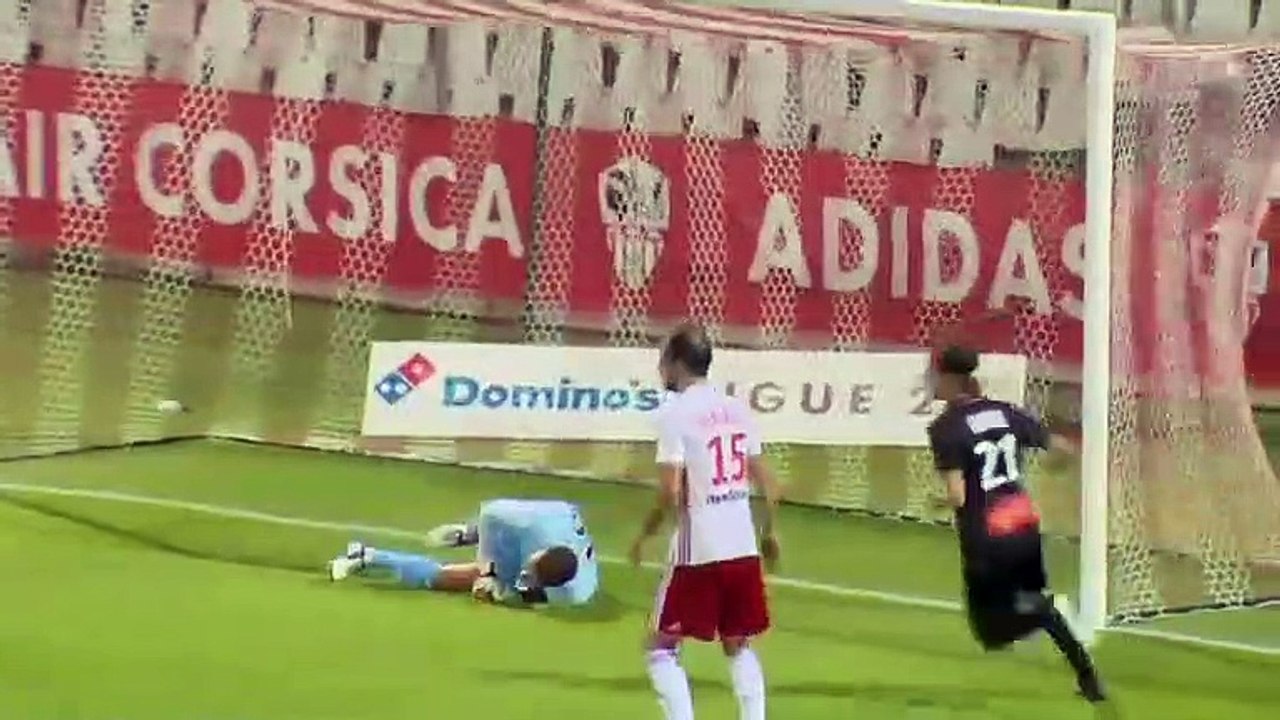 Rachid Alioui Goal AC Ajaccio vs Nimes 1-4 (08.09.2017)