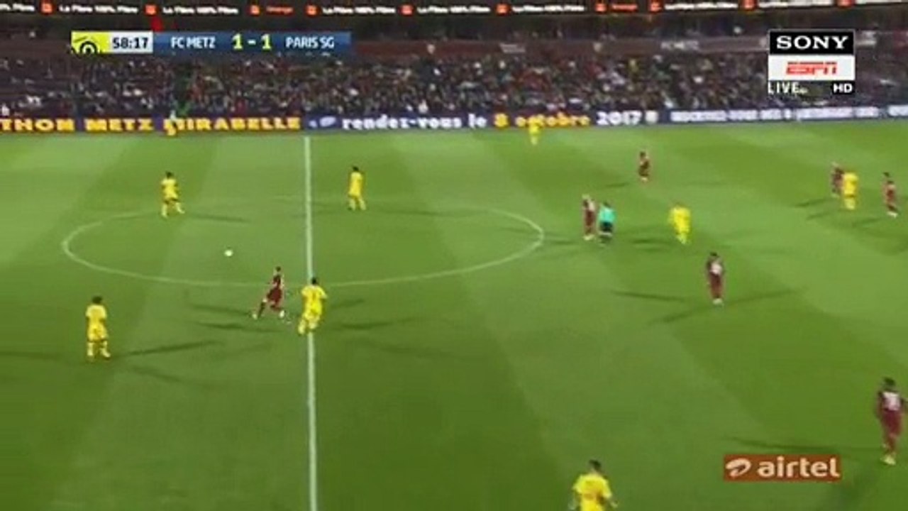 Kylian Mbappe GOAL HD - Metz 1-2 PSG 08.09.2017 HD