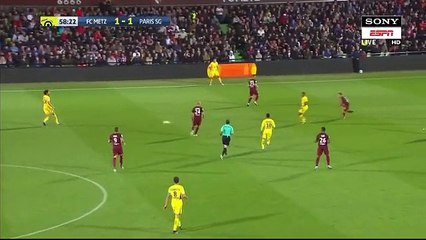Kylian Mbappe Goal HD - Metz 1-2 PSG 08.09.2017