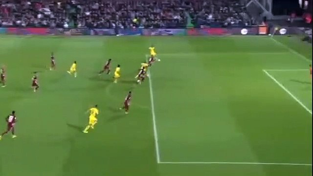 1-4 Edinson Cavani Second Goal - FC Metz 1-4 Paris SG 08.09.2017