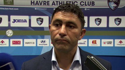 Après HAC - Orléans (1-1) réaction d'Oswald Tanchot