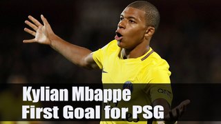 Kylian Mbappe First Goal for PSG | Metz - PSG (1-5) 09.09.2017