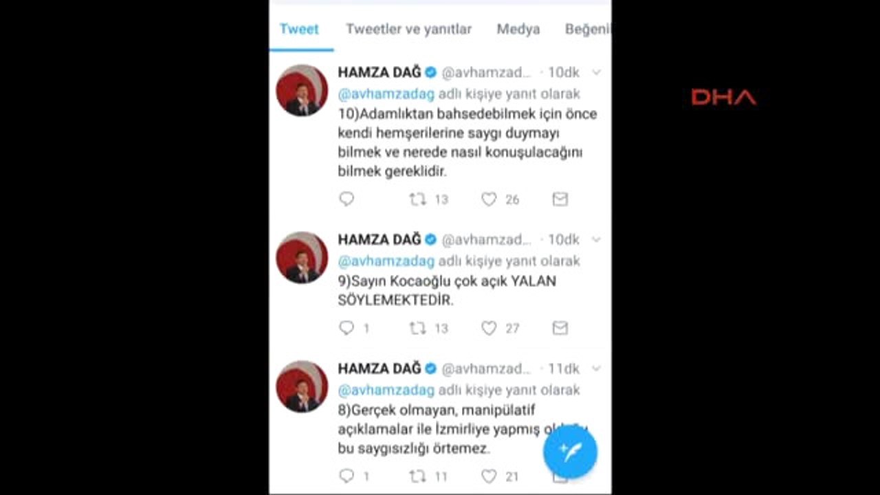 İzmir Aziz Kocaoğlu Protesto Sloganlarının Yükselmesi Üzerine Tepki Gösterdi