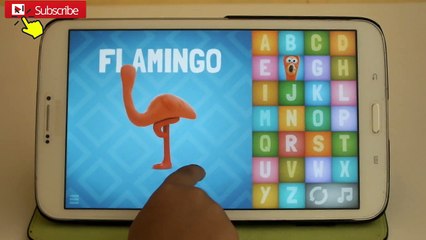Talking ABC | Funny Animal Alphabet Song | Puzzle game for children