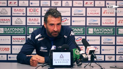 Bayonne - Dax : La réaction de Vincent Etcheto