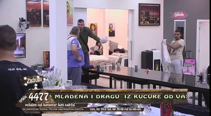 Zadruga - Svađa Branke Blek Rouz i Marka Janjuševića - 09.09.2017.